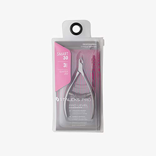 Professional Spring Cuticle Nippers 14 Jaw 0_12 Inch 3 mm STALEKS Pro Smart NS-30-3