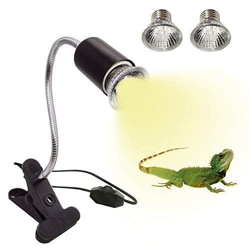 IOOTSEA Reptile Aquarium Heat Lamp Turtle Lights with Clip 2 UVA UVB Bulbs 50W Basking Lamp Adjustable Holder Pet Heating Light Lamp for Reptile Turtle Lizard Snake E27 110V IOOTSEA Reptile Aquarium Heat Lamp Turtle Lights with Clip 2 UVA UVB Bulbs 50W Basking Lamp Adjustable Holder Pet Heating Light Lamp for Reptile Turtle Lizard Snake E27 110V