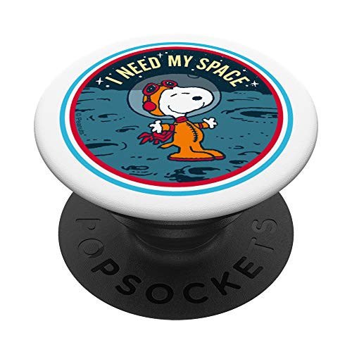 Peanuts Snoopy I Need Space PopSockets PopGrip Swappable Grip for Phones  and  Tablets