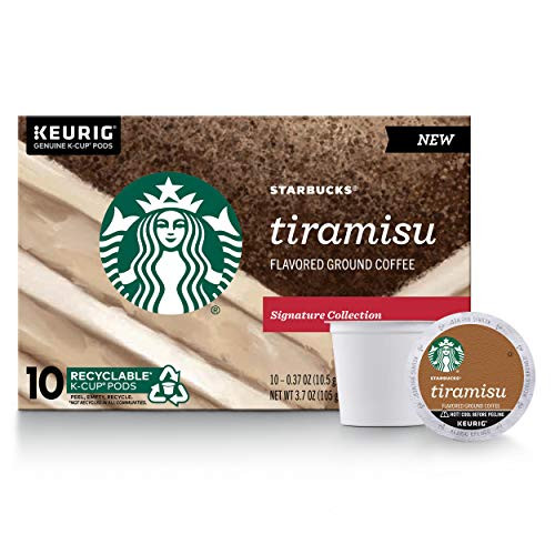 Starbucks Flavored K-Cup Coffee Pods Tiramisu for Keurig Brewers 1 box 10 pods Starbucks Flavored K-Cup Coffee Pods Tiramisu for Keurig Brewers 1 box 10 pods