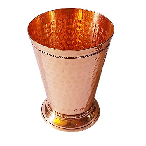 Mint Julep Cup Moscow Mule Mint Julep Cup beautifully handcrafted Capacity 12 Ounce Hammered By PARIJAT HANDICRAFT