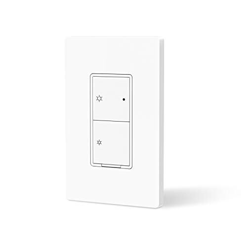 Linkind Smart WiFi Dimmer Switch 2_4Ghz WiFi Single Pole Neutral Wire Required Smart Light Dimmer Switch for Dimmable Bulbs Compatible with Alexa with Remote Control Timer Countdown Scene