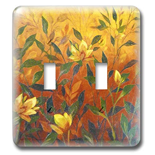 3dRose lsp-31994-2 Fall Garden Double Toggle Switch