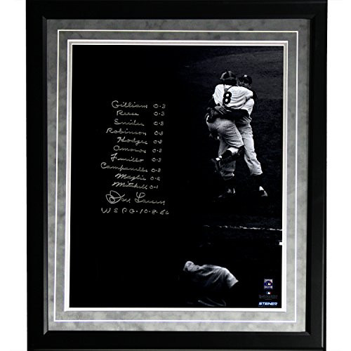 MLB New York Yankees Framed 16x20 Don Larsen Facsimile World Series Perfect Game Lineup Photo MLB New York Yankees Framed 16x20 Don Larsen Facsimile World Series Perfect Game Lineup Photo