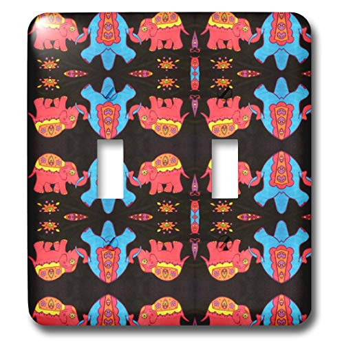 3dRose lsp-21029-2 What S Up with The Elephants Double Toggle Switch