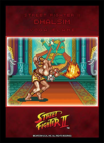 Street Fighter II Dhalsim Yoga Flame Card Game Character Sleeves Collection Anime Art