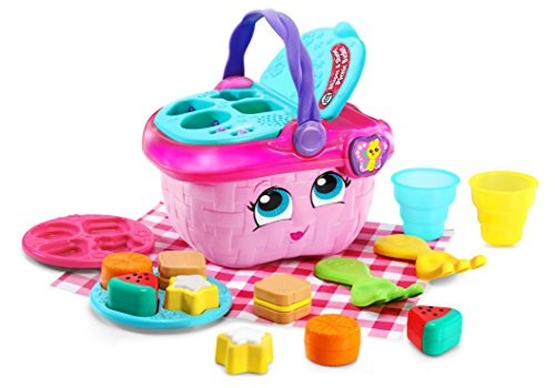 LeapFrog Shapes and Sharing Picnic Basket Frustration Free Packaging Pink