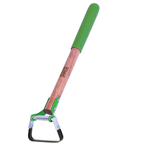 AMES 1985450 Mini Action Hoe with Hardwood Handle and Cushion Grip 14 Inch