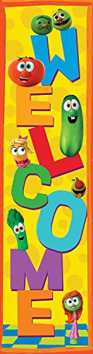 Eureka Veggietales Vertical Classroom Banner Welcome Measures 45 x 12