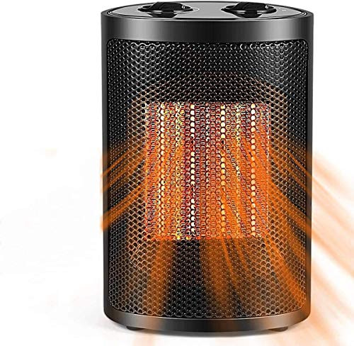Space Heater Portable Space Heater 1500W  750W with Overheat Protection  and  Tip-Over Protection Personal Mini Heater with Adjustable Thermostat Fast Heating - Perfect for Home or Office