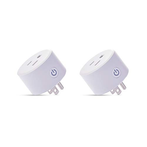2pcs Premium Smart Plug SZDoit ZigBee Outlet works Electrical Outlet Switches with Alexa Echo Plus Hub SmartThings Google Home Hub Required NO 3rd APP Remote Control Switch Hub Required 3_0
