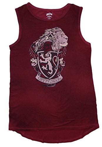 HARRY POTTER Hogwarts House Juniors Muscle Tank Top Medium Gryffindor
