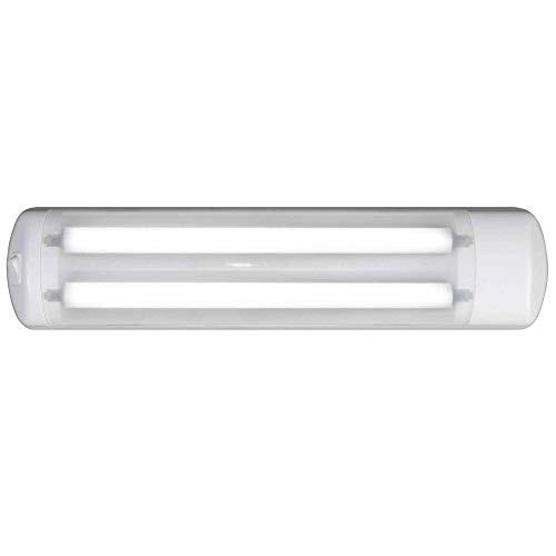 Five Oceans Marine Dual Fluorescent Tube Light with On-Off Rocker Switch 12V FO-2202