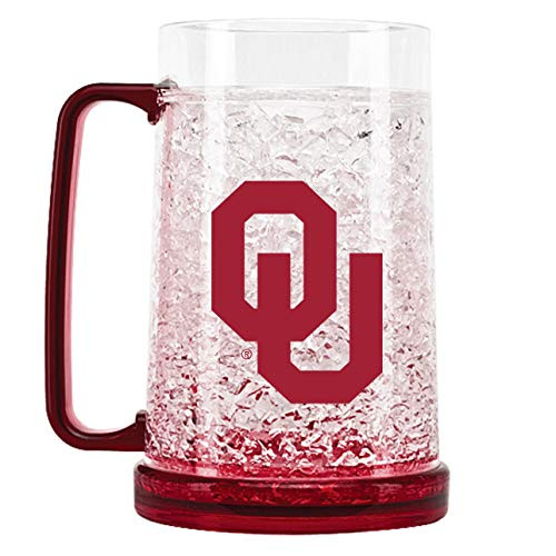 Duck House NCAA Oklahoma Sooners 16oz Crystal Freezer Mug Multicolor Duck House NCAA Oklahoma Sooners 16oz Crystal Freezer Mug Multicolor