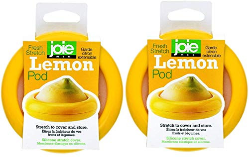 MSC International Joie Fresh Stretch Pod for Lemons LFGB Approved One Size Yellow - 2 Pack