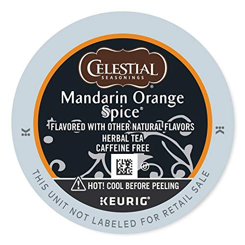 Celestial Seasonings Mandarin Orange Spice Herbal Tea K-Cup Portion Pack for Keurig K-Cup Brewers 24-Count Celestial Seasonings Mandarin Orange Spice Herbal Tea K-Cup Portion Pack for Keurig K-Cup Brewers 24-Count