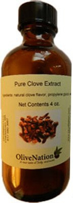 OliveNation Pure Clove Extract - 16 ounces - Kosher labeled Gluten free Sugar free - Spicy note to cakes cookies brownies frostings and homemade ice cream OliveNation Pure Clove Extract - 16 ounces - Kosher labeled Gluten free Sugar free - Spicy note to cakes cookies brownies frostings and homemade ice cream