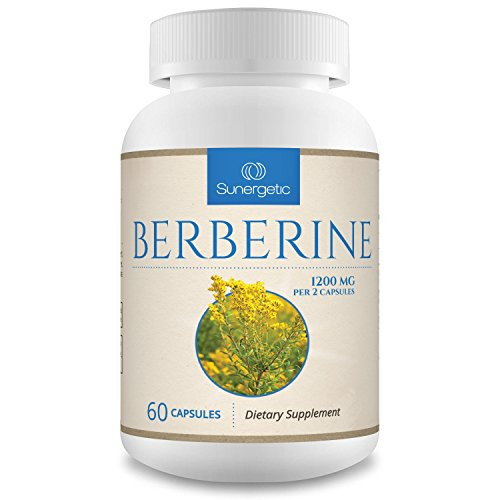 Premium Berberine Supplement -1200 mg of Berberine Per Serving  Non-GMO Berberine HCI Supplement- Powerful Berberine Health Formula - 60 Berberine Capsules
