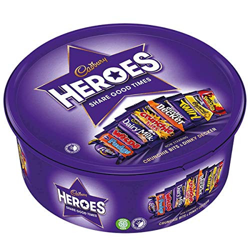 Cadbury Heroes Chocolates Tub 600g