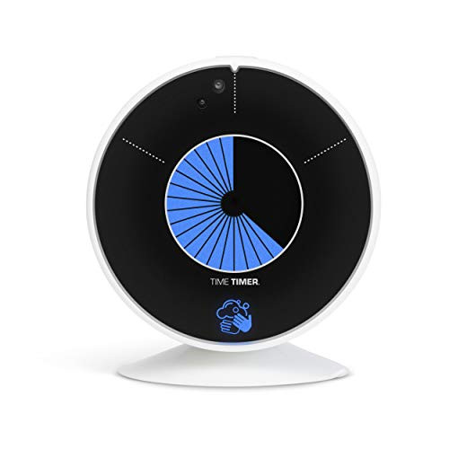 Time Timer WASH  30 Second Visual Timer Promoting Proper Hand Washing for Kids and Adults  for Hands Free Touch-Less Handwashing Bathroom Timer with Optional Music Sound Suction Cup Included