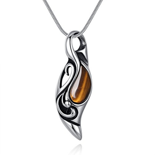 COAI Eyes of The Sun Healing Chakra Beads Tiger Eye Stones Pendant Necklace