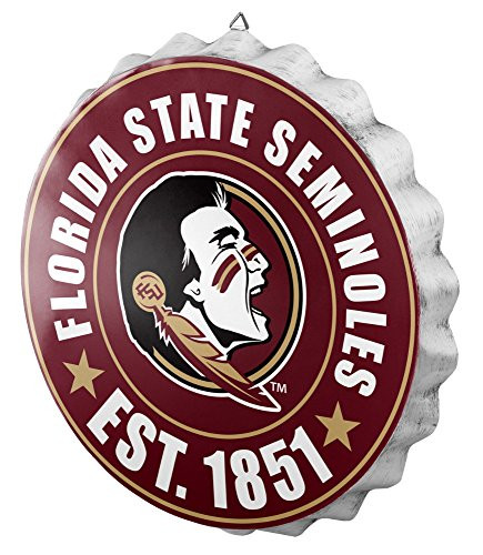 FOCO NCAA Bottle Cap Wall Sign Florida State Seminoles