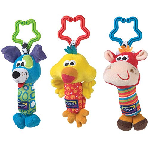 Playgro 0181059 Tinkle Trio Teething Aide for Baby