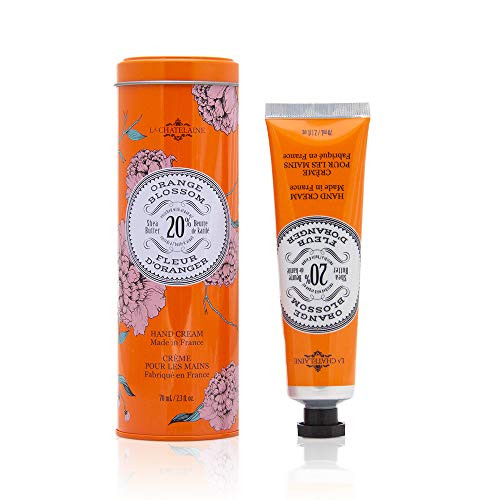 La Chatelaine Hand Cream Tin 20 Organic Shea Butter Argan Oil and Calendula Moisturizing and Nourishing 2_3 Oz Orange Blossom La Chatelaine Hand Cream Tin 20 Organic Shea Butter Argan Oil and Calendula Moisturizing and Nourishing 2_3 Oz Orange Blossom
