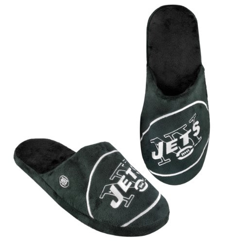FOCO NFL 2011 Big Logo Men Slipper Tpr Sole New York Jets Medium