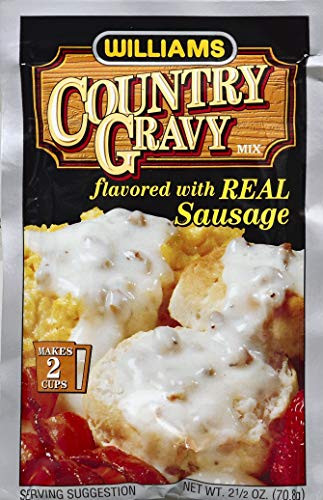 WILLIAMS Gravy Mix with Sausage 2_5-Ounce Pack of 12