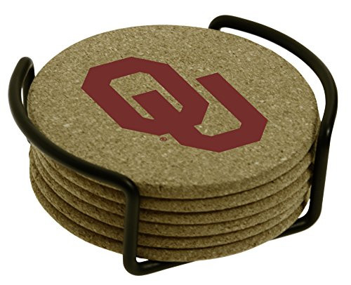 Thirstystone University of Oklahoma with Holder Included Cork Gift Set