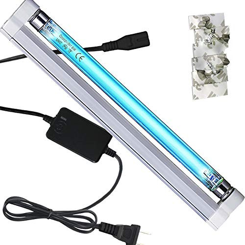 UVC Light Lamp 253_7nm Bulb Timer 51530 Minutes with 5ft Cord and Plug 110V 6W No Ozone
