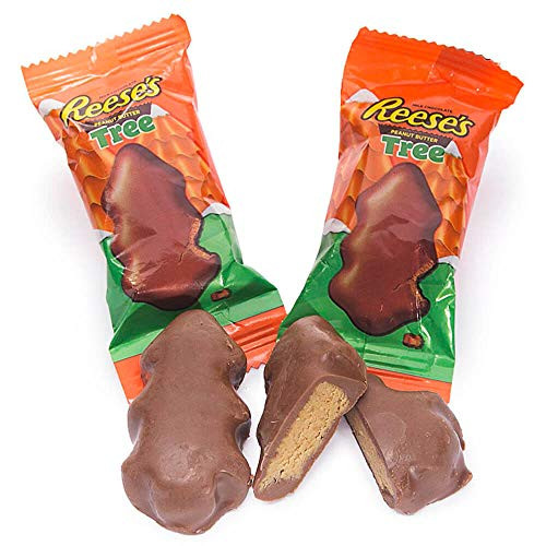 Reeses Holiday Peanut Butter Trees 38 Oz_ 60 Pieces Pack of 1