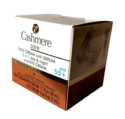 Cashmere Care Face Cream with Serum 2 in 1 day  and  night and EYE CREAM 55 NORMAL  and  COMBINATION SKIN
