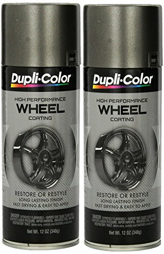 Dupli-Color HWP102 Graphite High Performance Wheel coating - 12 oz 2 PACK