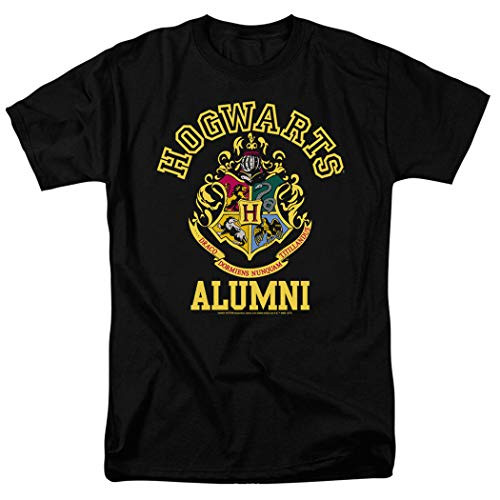 Popfunk Harry Potter Hogwarts Alumni T Shirt  and  Stickers Large Black