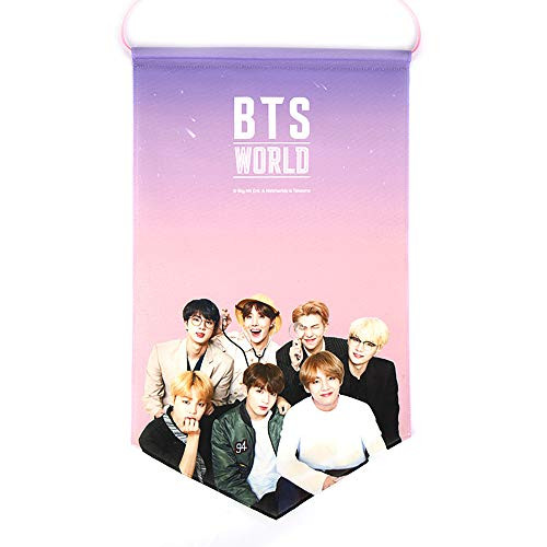 NETMARBLE BTS World Official Merchandise - BTS World Badge Flag