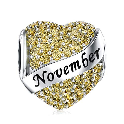 November Birthstone Charms for Pandora 