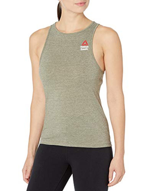 Reebok Crossfit Games Activechill Racerback Tank Top Poplar Green XS