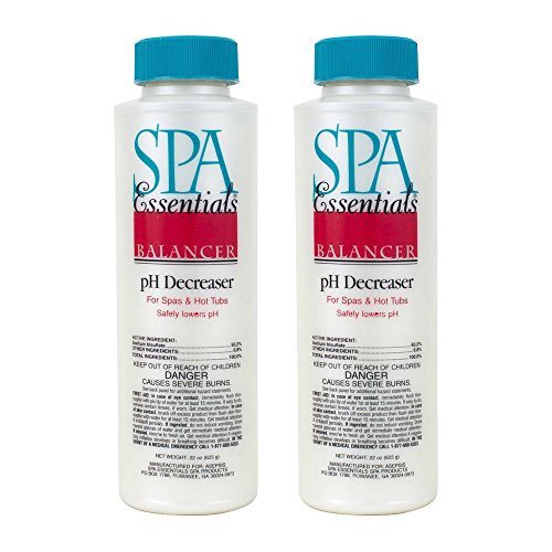 Spa Essentials 32519000-02 pH Decreaser for Spas and Hot Tubs 22-Ounces 2-Pack Spa Essentials 32519000-02 pH Decreaser for Spas and Hot Tubs 22-Ounces 2-Pack
