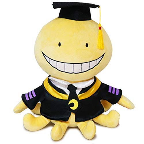 Enhopty Classroom Plush Toy Funny Octopus Koro Sensei Stuffed Plushie Doll for Anime Fans Kids 11_8in