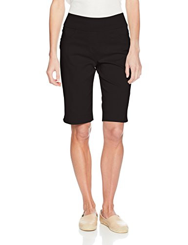 Ruby Rd_ Womens Pull-on Solar Millennium Tech Short Black 14