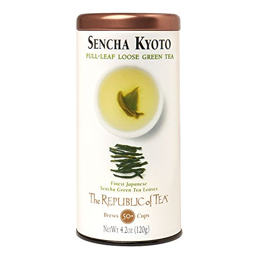 The Republic of Tea Sencha Kyoto Full-Leaf Tea 4_2 Ounces  50 Cups