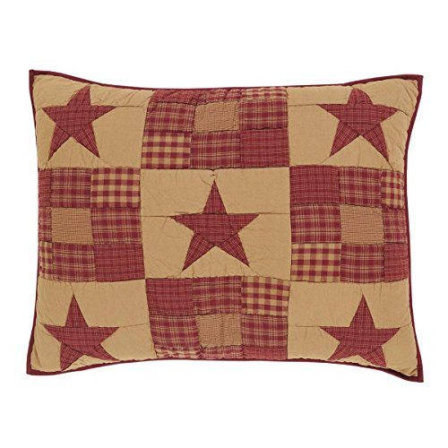 Pine Valley Quilts VHC Brands Ninepatch Star Standard Sham 21x27