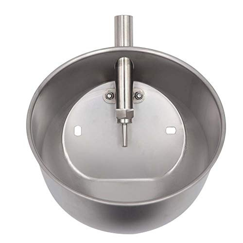 MACGOAL Stainless Steel Automatic Pig Waterer System Automatic Waterer for Pig Water Bowl Heavy Duty L