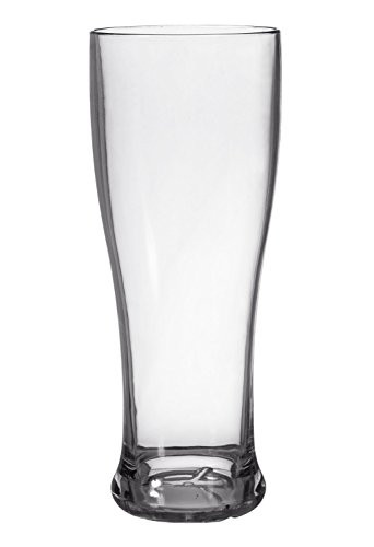 CreativeWare PIL08 Pilsner Beer Glass Set 8 Pack 1 Clear
