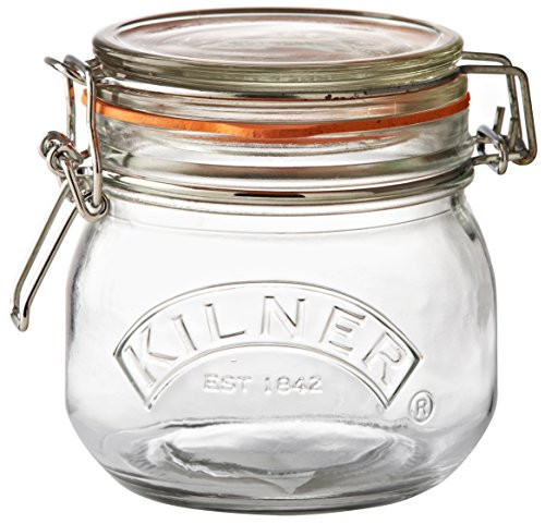 Kilner Round Clip Top Jar, 17-Fl Oz
