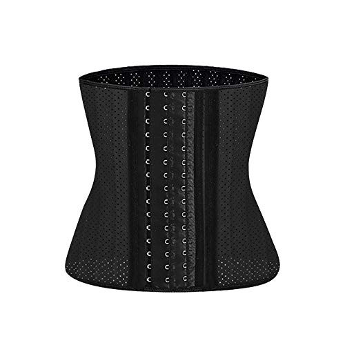 Wellove Waist Trainer for Women Corset Cincher Girdle Trimmer with Steel Bones Extender Sport Girdle with Adjustable Straps