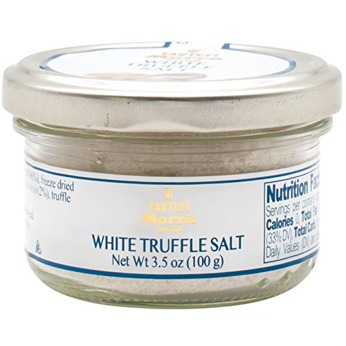 TARTUFALBA Italian White Truffle Salt - Tartufi MORRA from Alba - Sale di Tartufo Bianco - 3_5 oz - 100G