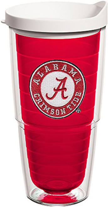 Tervis Alabama Crimson Tide Insulated Tumbler with Emblem and White Lid 24oz Red Tervis Alabama Crimson Tide Insulated Tumbler with Emblem and White Lid 24oz Red